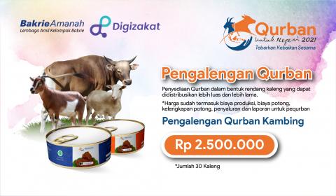 Pengalengan Qurban Bakrie Amanah - Kambing (Rp 2.500.000)